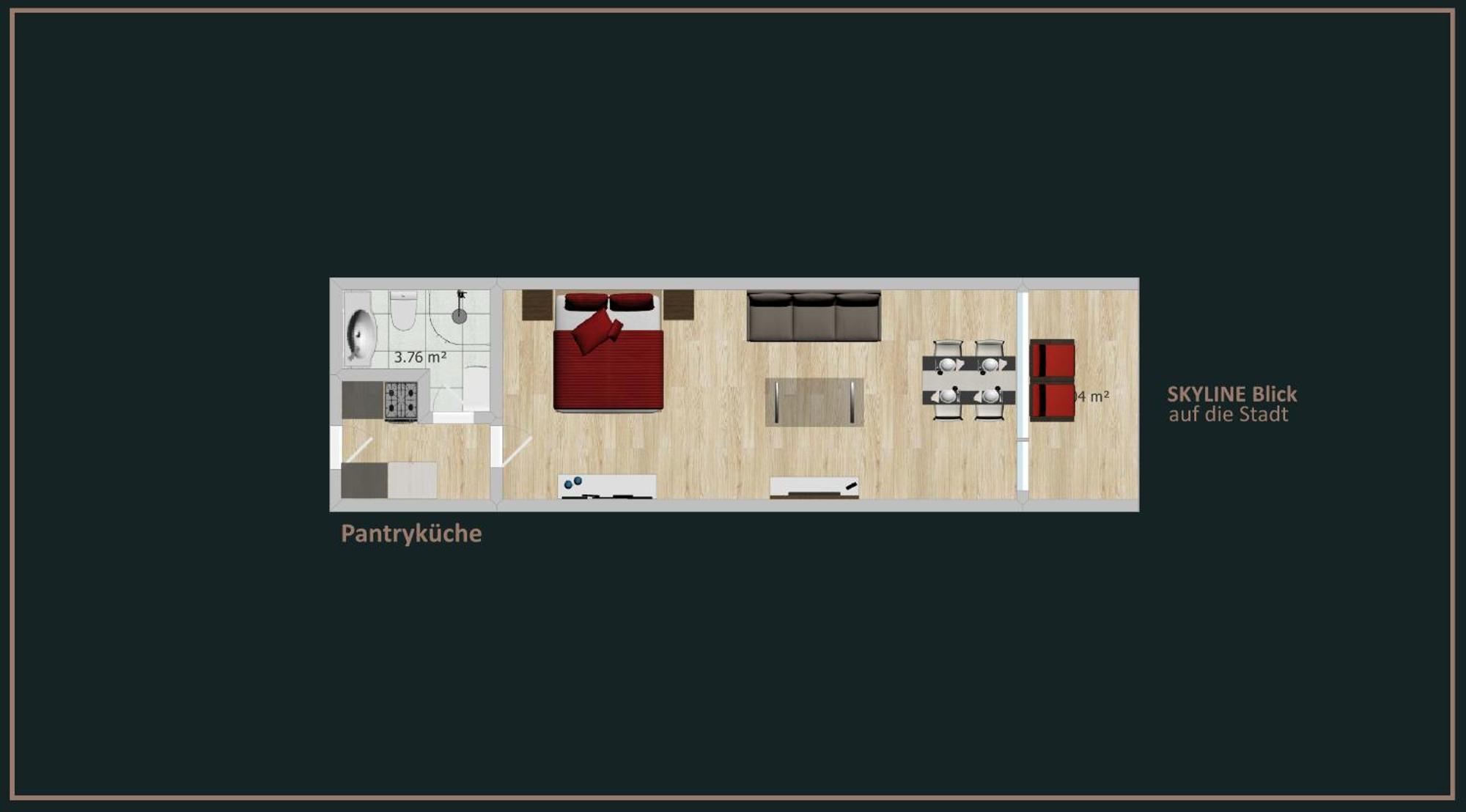 Themenpartment Himmel Und Mehr Penthouse Apartment เกลเซนเคียร์เคน ภายนอก รูปภาพ